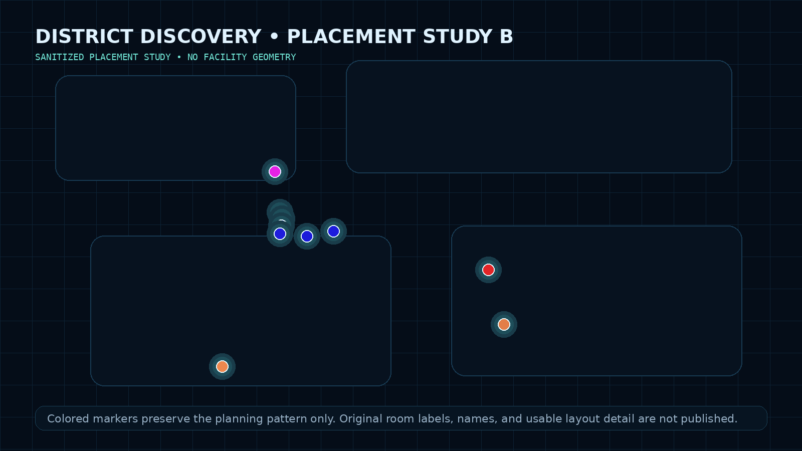 Second heavily sanitized Moore County Schools discovery map